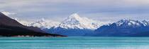 Mount Cook from across lake Pukaki New Zealand OC x 