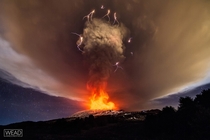 Mount Etna Unleashes a Spectacular Eruption Sicily Italy Photo by Marco Restivo 