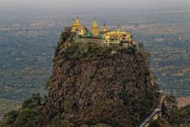 Mount Popa Monastery Burma 