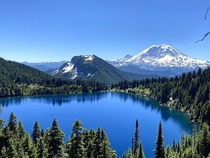 Mount Rainier never gets old Summit Lake WA 