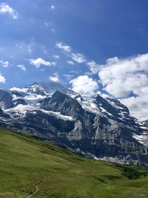 Mountain from Switzerland Grindelwald 