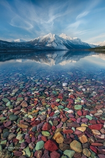 Mountain Jewels at Glacier National Park by Perri Schelat 