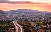 Mountain Panorama Sofia Bulgaria