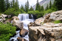 Mountain Waterfall - Blue River Colorado 