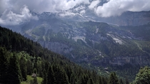 Mountains around Kandersteg Switzerland 