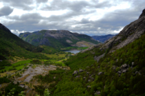 Mountains close to Oanes Norway 