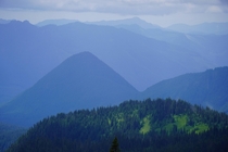 Mountains upon mountain Washington State 