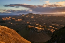 Mt Erin from the summit of Te Mata Peak in the Hawkes Bay New Zealand 
