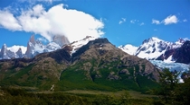 Mt Fitz Roy and glacier Argentina 