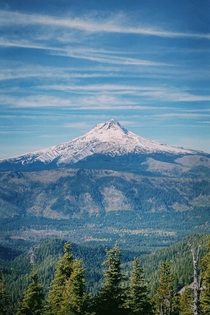 Mt Hood from Lookout Mountain last weekend in Oregon 