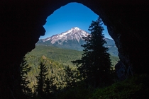 Mt Jefferson from Boca Cave OR 