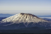 Mt St Helens from the summit of Mt Adams 