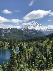 MtRainier national parkEunice lake  this was an incredible hike and well worth the sweat for this view