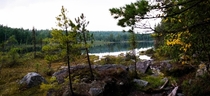 Mud Lake Temagami Ontario Canada Taken on a back country canoe trip with the gf in  