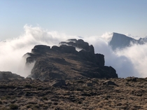 Mweni summit on a spring morning Drakensberg 