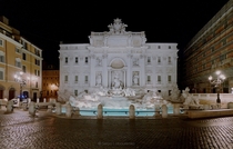 My favorite place in Rome  the Trevi fountain without crowd at  am 