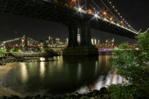 My favorite shot of the Brooklyn and Manhattan Bridge