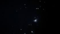 My first attempt on taking a picture of the orion nebula