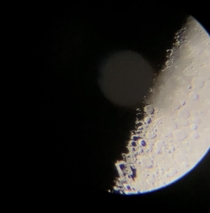 My first photo taken through my telescope