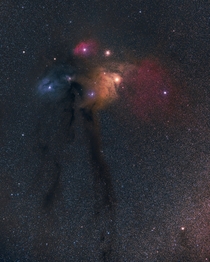My first try at the Rho Ophiuchi cloud complex