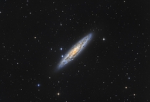 My  hour exposure of the Sculptor Galaxy 