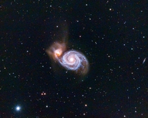 My latest attempt at M the Whirlpool Galaxy