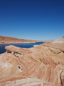 My new favorite place and photo A little spot on Lake Powell in Page AZ USA 