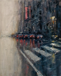 My painting of NY Oil on canvas x inches