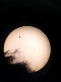 My photo of the Transit of Venus last June 
