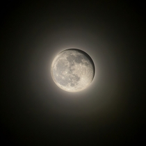 My third time capturing the moon with my new dslr