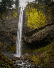 My wife and I had the Latourell Falls all to ourselves a couple of weeks ago in the Columbia River Gorge  IG chaibhav