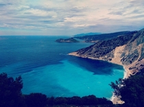 Myrthos Beach Kefalonia Greece  x