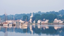 Mystic CT on a misty day 