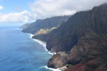 Na Pali Coast from Helicopter