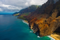 Na Pali Coast Kauai Hawaii  by Howard Ignatius