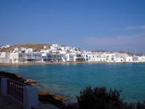 Naousa on the island of Paros Greece 