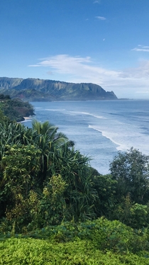 NaPali Coast as seen from Princeville Kauai 