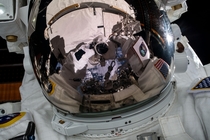 NASA astronaut Jessica Meir takes an out-of-this-world space-selfie