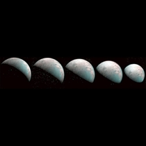 NASA Juno Takes First Images of Jovian Moon Ganymedes North Pole