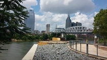 Nashville as seen from Cumberland Park 