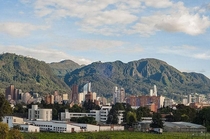 Natural Skyline and human made Skyline in a single pic Bogot Colombia