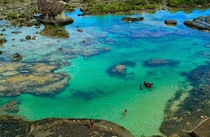 Natural Swimming Pool Taken from an far away island in Philippines 