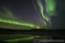 Natures Christmas lights the Aurora Borealis Northern Lights in Yellowknife Canada 