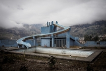 Nearly abandoned swimming pool Ecuador
