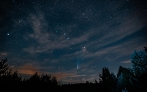 NEOWISE Comet as Seen From Sumava National Park July  