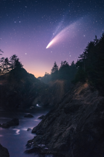 NEOWISE shines bright on the Oregon Coast 