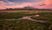 Nevado Sajama an extinct stratovolcano Bolivia by Margarita Chernilova 