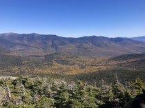 New Hampshire Fall colors North Kinsman peak 