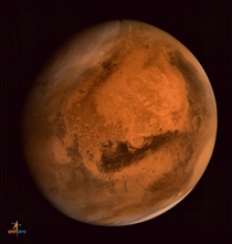 New Mars photo from Indias Mars Orbiter Mission 