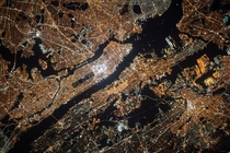 New York as seen from the International Space Station